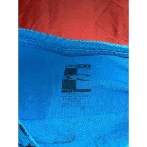 Y2K O’neill Blue Tee Mens Shirt XL Surf Skate Affliction style 100% Cotton VTG - Picture 2 of 4